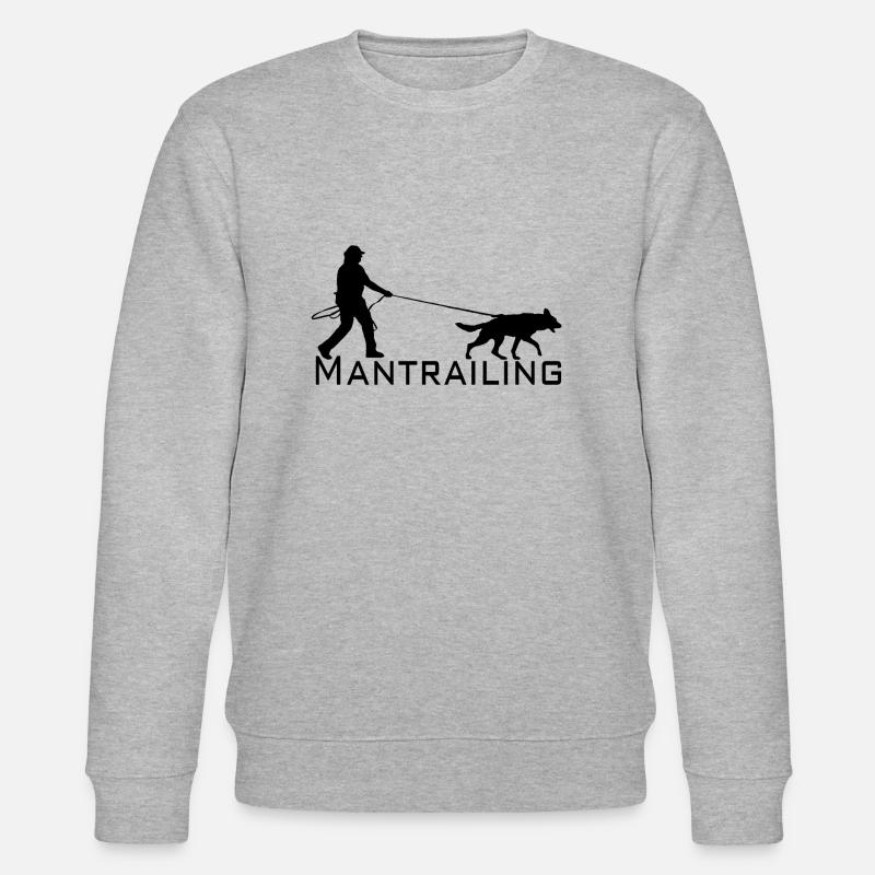 Mantrailing Schwarz - Stanley/Stella Unisex Bio-Sweatshirt CHANGER  - Grau meliert