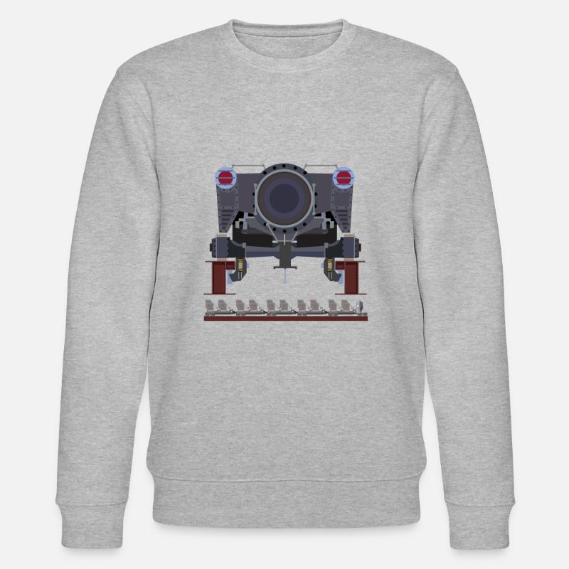 Steel Vengeance Achterbahnzug - Stanley/Stella Unisex Bio-Sweatshirt CHANGER - Grau meliert