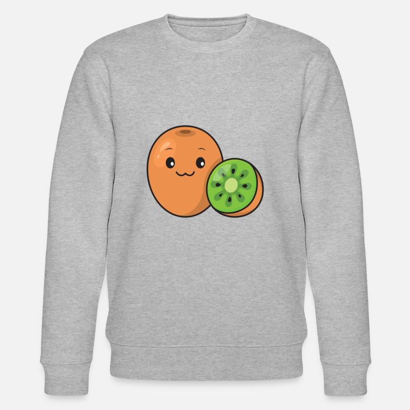 Kiwi - Stanley/Stella Unisex Bio-Sweatshirt CHANGER - Grau meliert