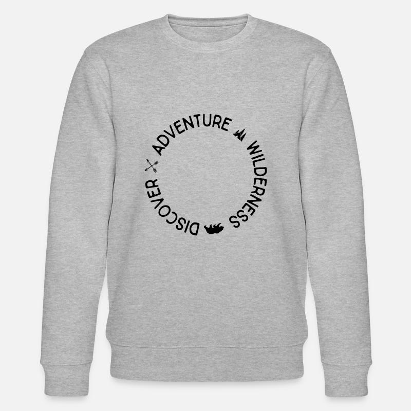 Abenteurer - Stanley/Stella Unisex Bio-Sweatshirt CHANGER  - Grau meliert