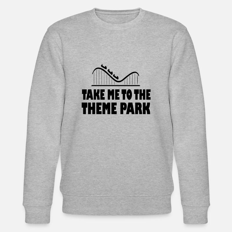 Rollercoaster Roller Coaster - Stanley/Stella CHANGER Unisex Organic Sweatshirt - heather grey