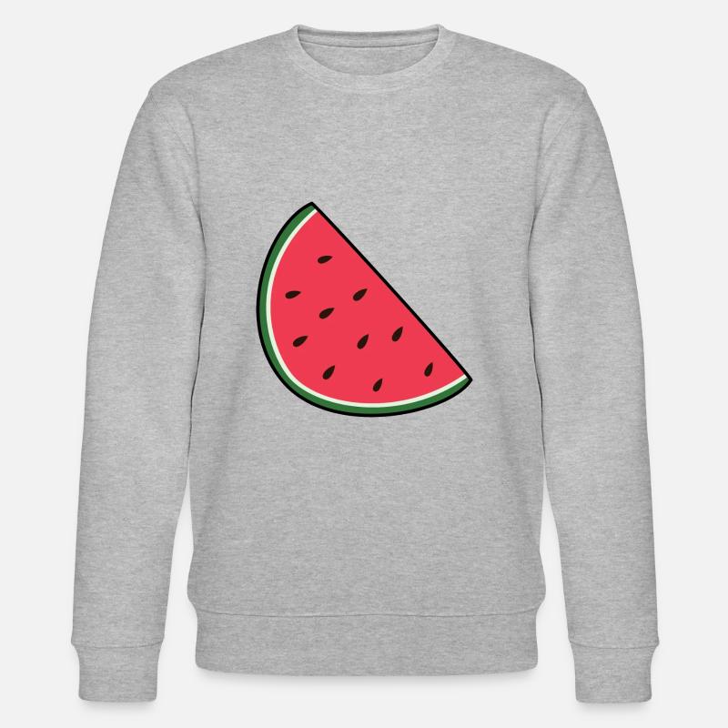 Wassermelone - Stanley/Stella Unisex Bio-Sweatshirt CHANGER  - Grau meliert