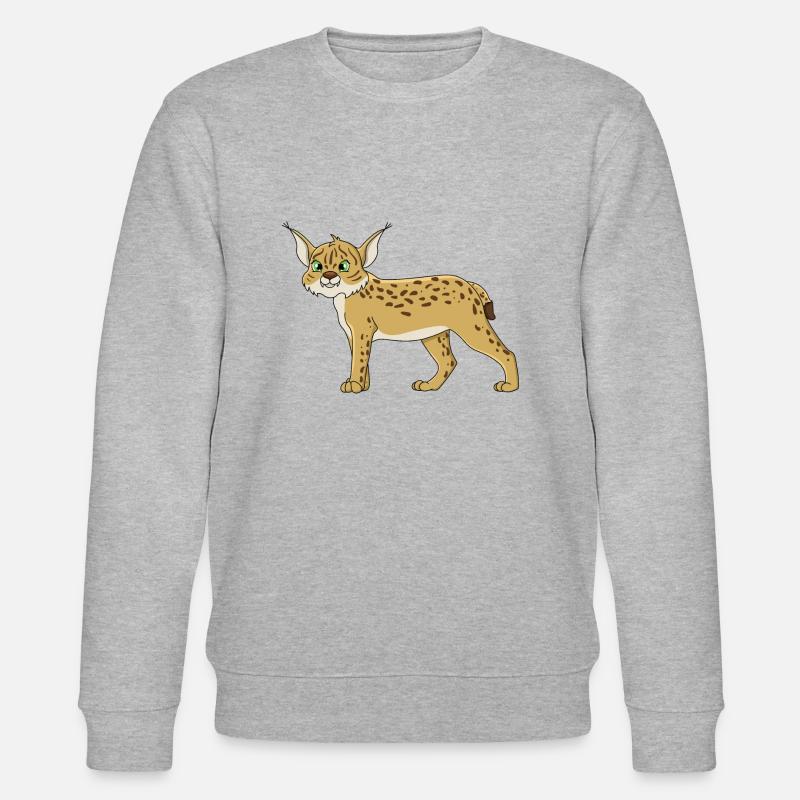Luchs - Stanley/Stella Unisex Bio-Sweatshirt CHANGER  - Grau meliert