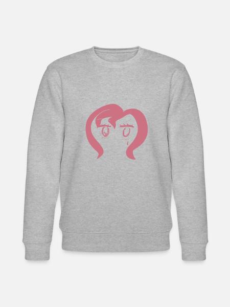 rosa haare - Stanley/Stella Unisex Bio-Sweatshirt CHANGER - Grau meliert