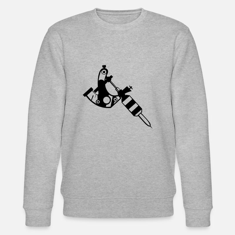 Tattoomaschine - Stanley/Stella Unisex Bio-Sweatshirt CHANGER  - Grau meliert
