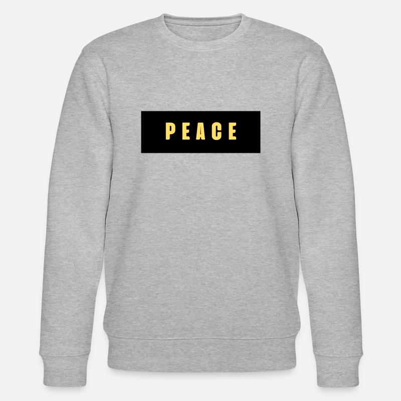Friede - Stanley/Stella Unisex Bio-Sweatshirt CHANGER  - Grau meliert