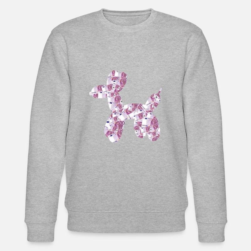 Hundeball - Stanley/Stella Unisex Bio-Sweatshirt CHANGER  - Grau meliert
