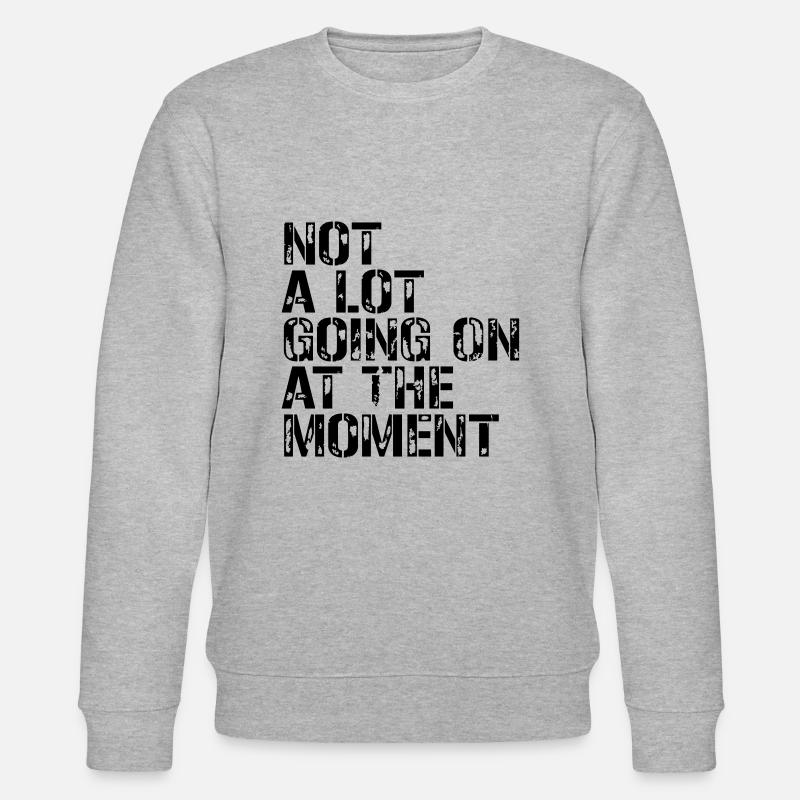 Not much going on - Stanley/Stella CHANGER Unisex Organic Sweatshirt - heather grey