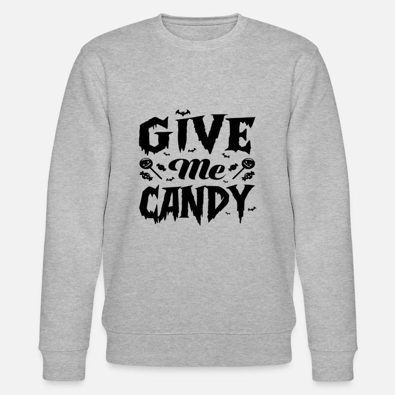 Give me Candy - Stanley/Stella Unisex Bio-Sweatshirt CHANGER  - Grau meliert