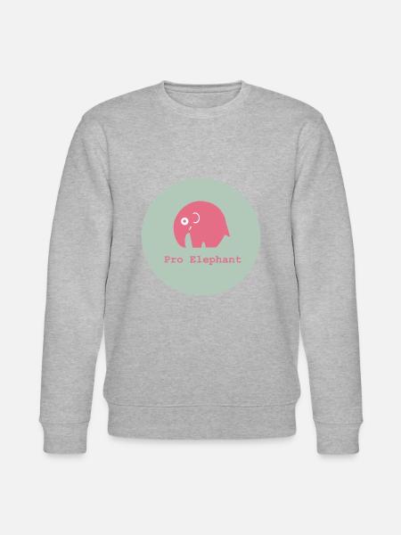 Pro Elephant - Stanley/Stella CHANGER Unisex Organic Sweatshirt - heather grey