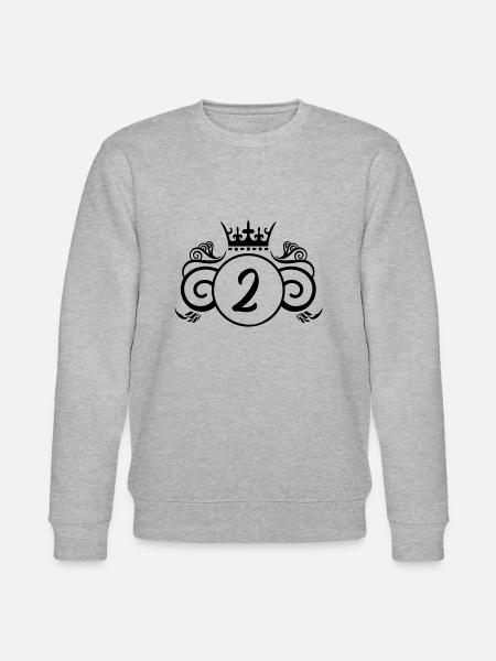 Wappen 2 - Stanley/Stella Unisex Bio-Sweatshirt CHANGER - Grau meliert