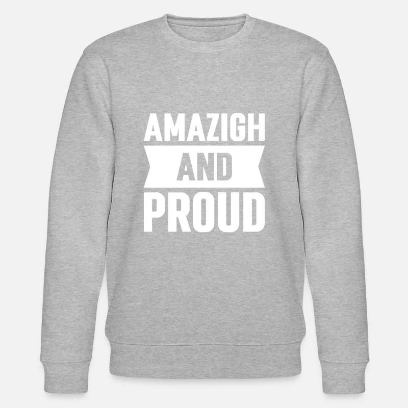Amazigh & Stolz - Stanley/Stella Unisex Bio-Sweatshirt CHANGER - Grau meliert