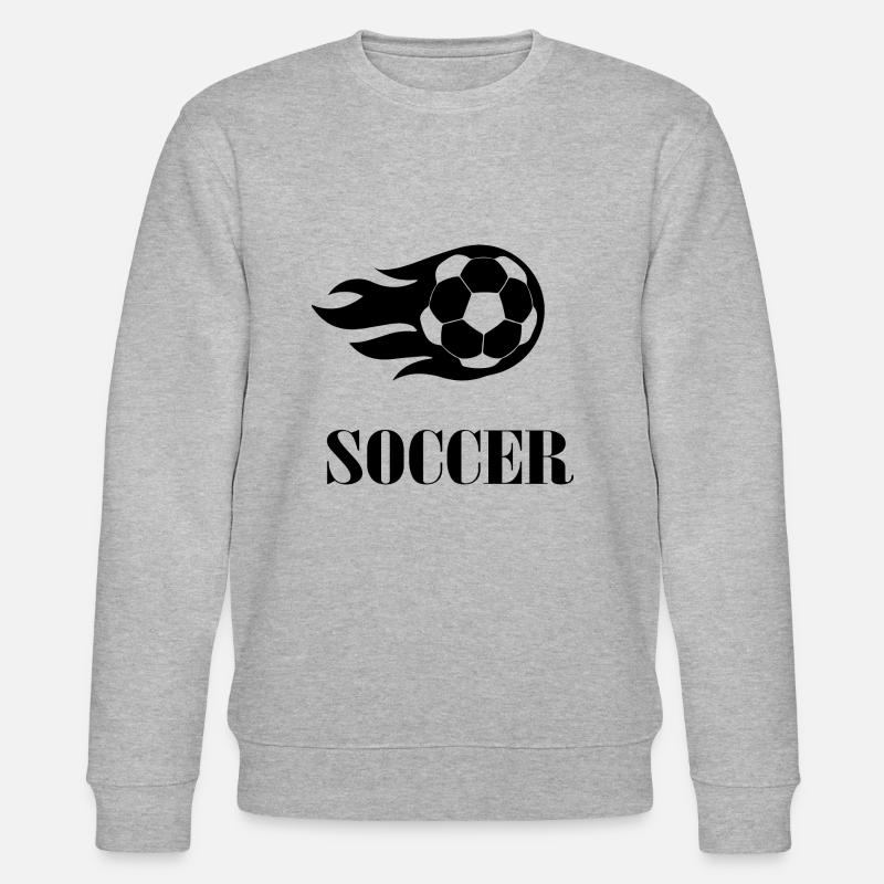 Fußball Soccer - Stanley/Stella Unisex Bio-Sweatshirt CHANGER  - Grau meliert