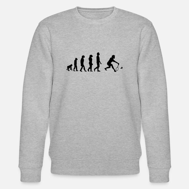 badminton évolution - Sweat bio CHANGER Stanley/Stella Unisexe - gris chiné