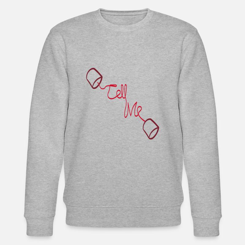 SAG MIR - Stanley/Stella Unisex Bio-Sweatshirt CHANGER  - Grau meliert