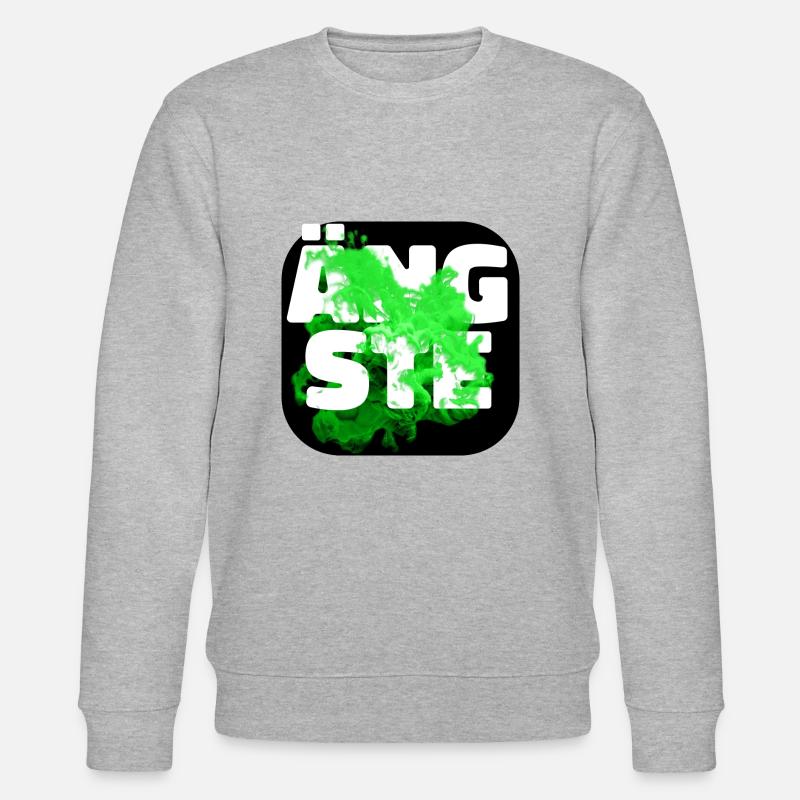 Ängste gruen - Stanley/Stella Unisex Bio-Sweatshirt CHANGER  - Grau meliert