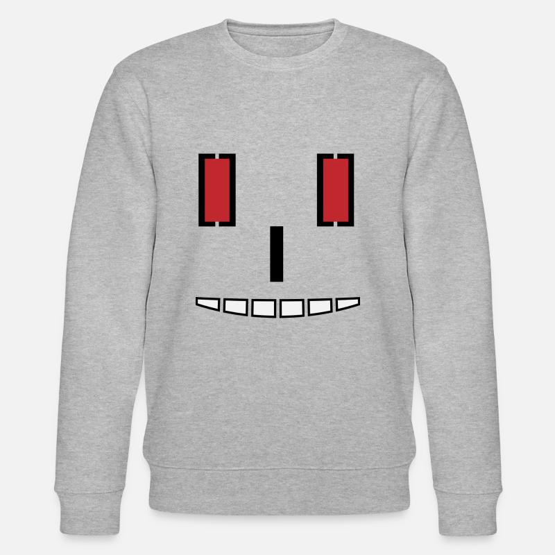 RED EYES - Stanley/Stella Unisex Bio-Sweatshirt CHANGER  - Grau meliert