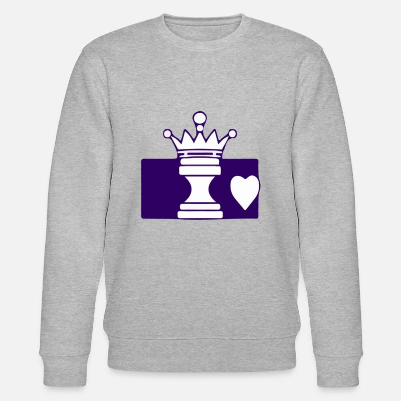 La dame d'échecs - Sweat bio CHANGER Stanley/Stella Unisexe - gris chiné