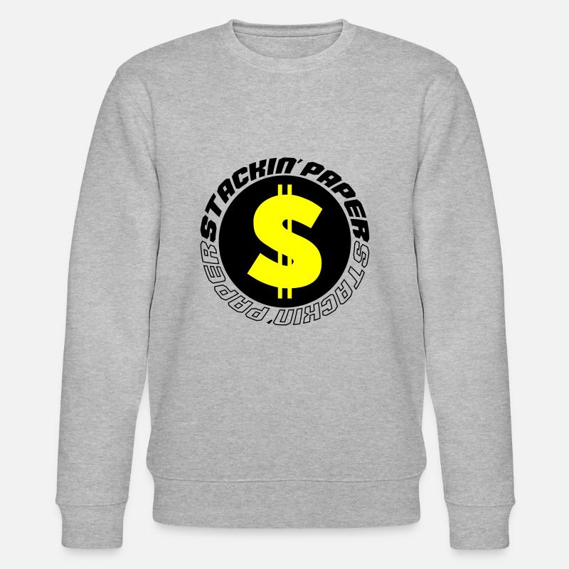 stackin paper 002 - Stanley/Stella Unisex Bio-Sweatshirt CHANGER  - Grau meliert