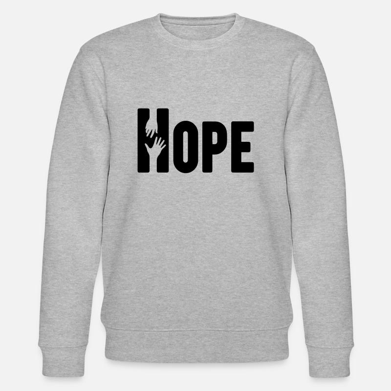 HOPE - Sweat bio CHANGER Stanley/Stella Unisexe - gris chiné