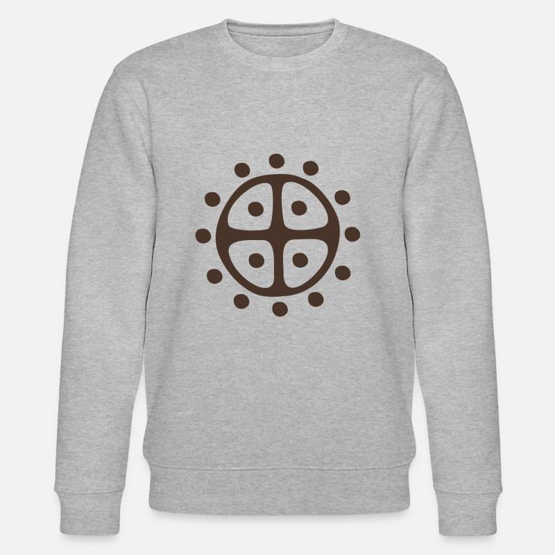 Roue solaire / Roue annuelle - Sweat bio CHANGER Stanley/Stella Unisexe - gris chiné