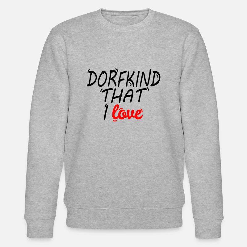 dorfkind nr 2 - Stanley/Stella Unisex Bio-Sweatshirt CHANGER  - Grau meliert