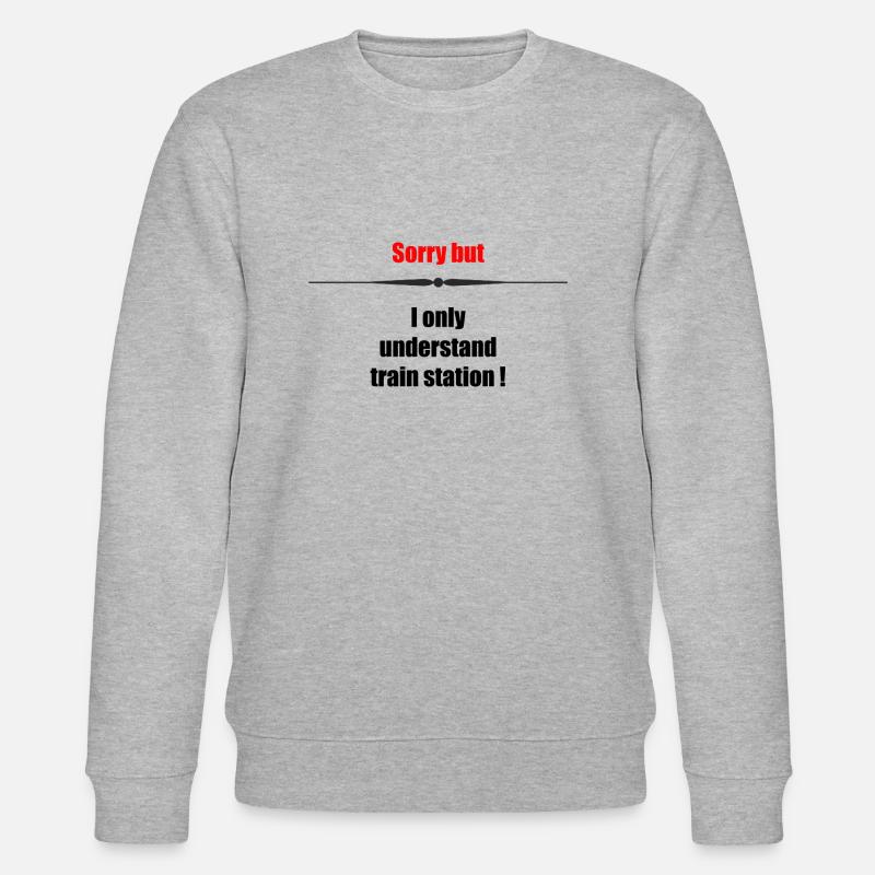 sorry - Stanley/Stella Unisex Bio-Sweatshirt CHANGER  - Grau meliert