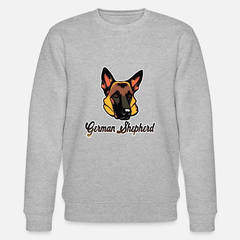 Deutscher Schäferhund - Stanley/Stella Unisex Bio-Sweatshirt CHANGER  - Grau meliert