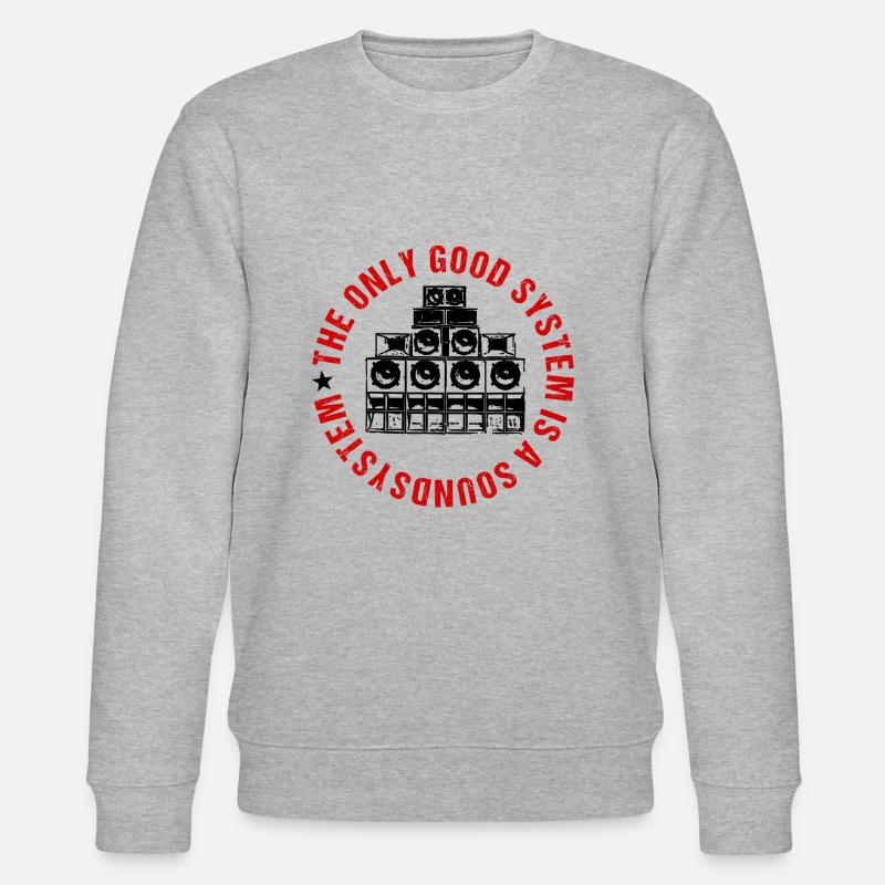 the only good system - Stanley/Stella Unisex Bio-Sweatshirt CHANGER  - Grau meliert
