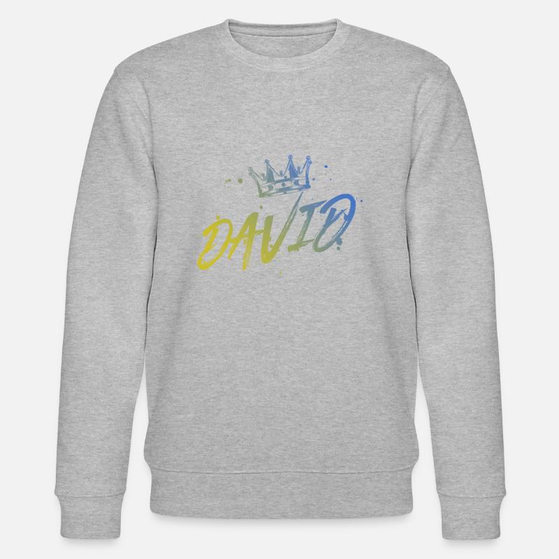 David - Stanley/Stella Unisex Bio-Sweatshirt CHANGER  - Grau meliert