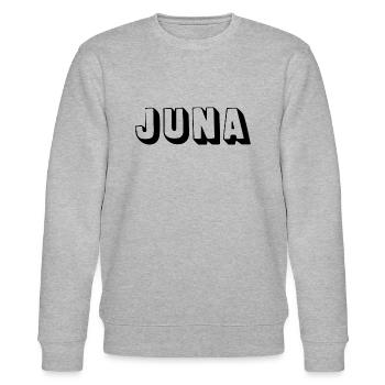 Name - Juna - Stanley/Stella Unisex Bio-Sweatshirt CHANGER  - Grau meliert - Vorne - Nik (191cm) & Marisol (170cm)