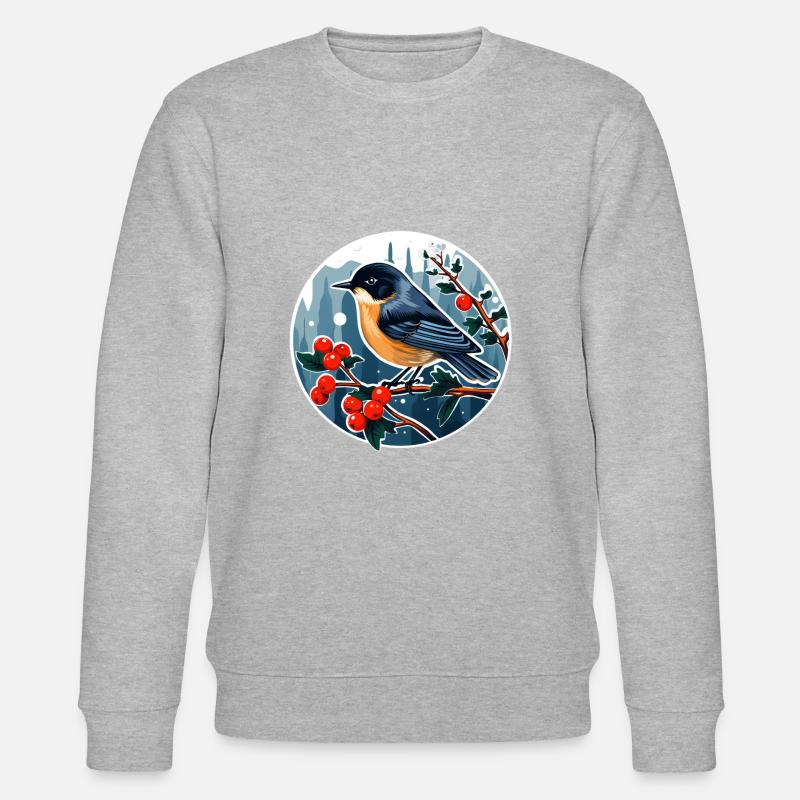 Stonechat - Stanley/Stella CHANGER Unisex Organic Sweatshirt - heather grey