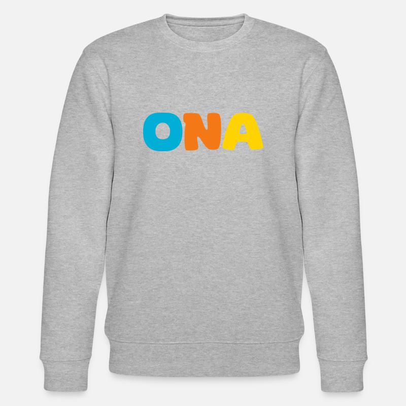 Nom - Ona - Sweat bio CHANGER Stanley/Stella Unisexe - gris chiné