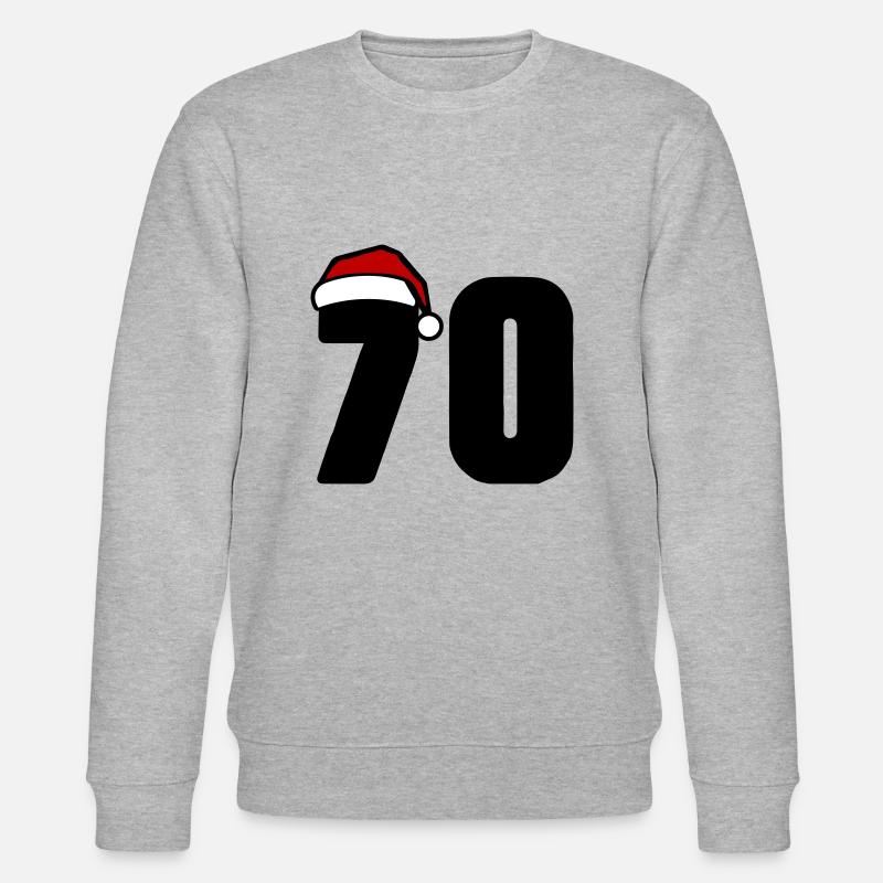 70 Numéro Noël - Sweat bio CHANGER Stanley/Stella Unisexe - gris chiné