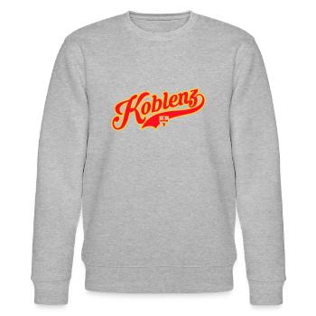 KOBLENZ - Stanley/Stella Unisex Bio-Sweatshirt CHANGER  - Grau meliert - Vorne - Nik (191cm) & Marisol (170cm)