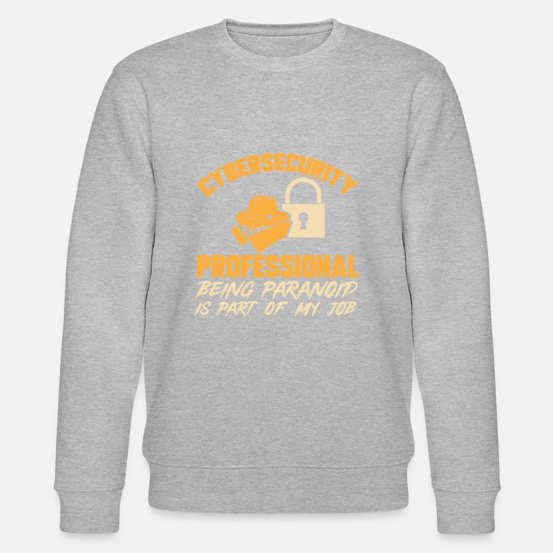 Cybersecurity Hackers IT Security - Stanley/Stella CHANGER Unisex Organic Sweatshirt - heather grey
