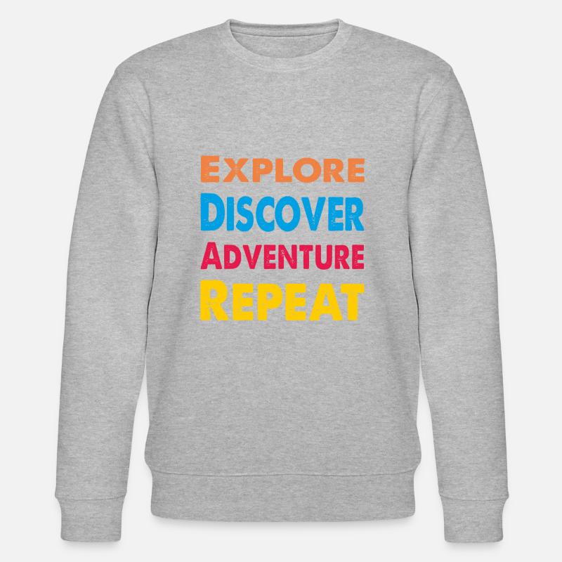 ErSa Solutions: Erkunden, Entdecken, Abenteuer - Stanley/Stella Unisex Bio-Sweatshirt CHANGER  - Grau meliert