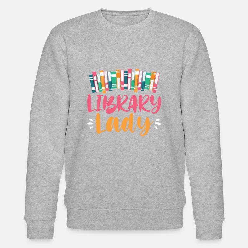 Bibliothécaire - Sweat bio CHANGER Stanley/Stella Unisexe - gris chiné