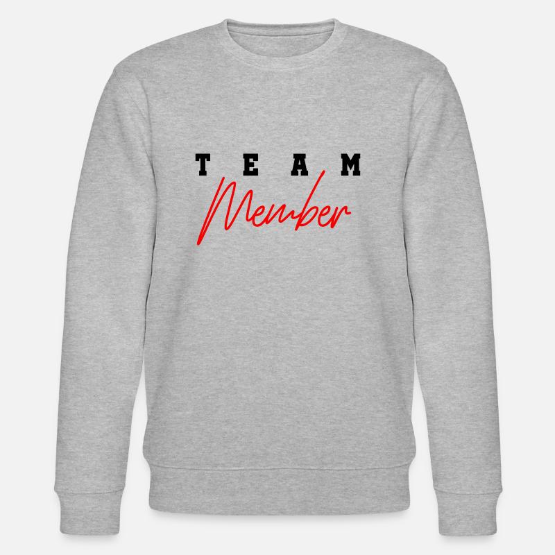 team member 01 - Stanley/Stella Unisex Bio-Sweatshirt CHANGER  - Grau meliert