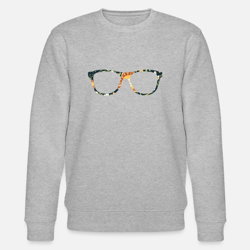 Brille - Stanley/Stella Unisex Bio-Sweatshirt CHANGER - Grau meliert