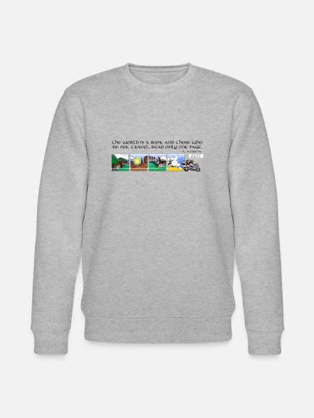 Reise DEUTSCH - Stanley/Stella Unisex Bio-Sweatshirt CHANGER - Grau meliert
