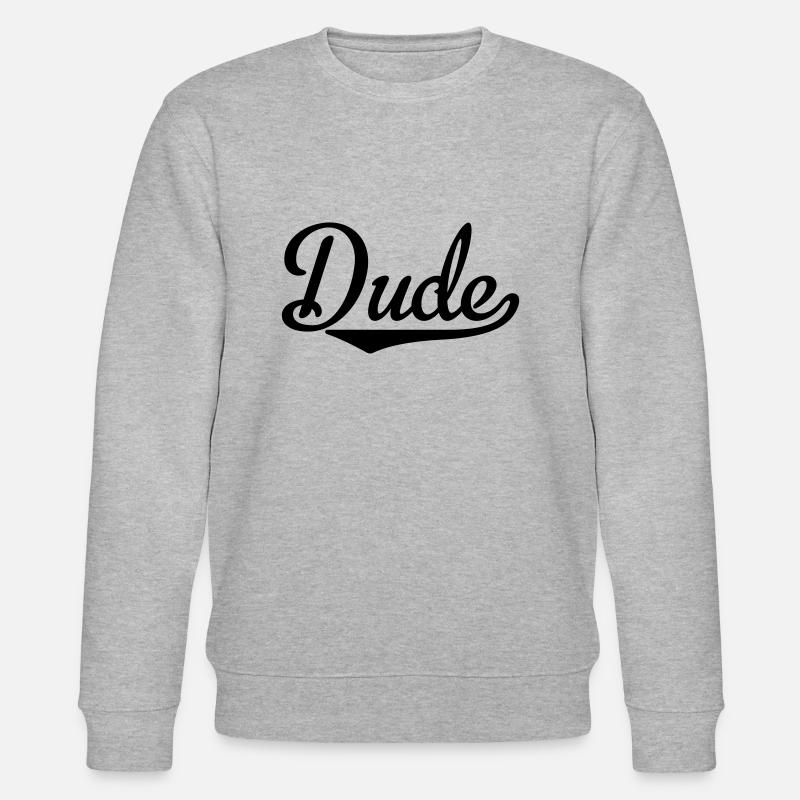 dude - Stanley/Stella Unisex Bio-Sweatshirt CHANGER  - Grau meliert