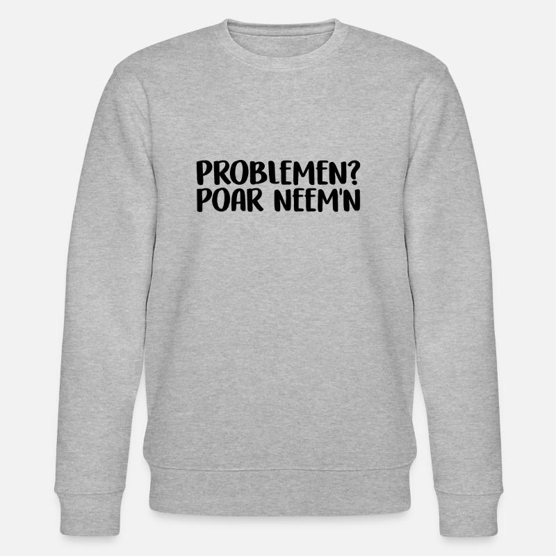 Probleme? poar neemn - Stanley/Stella Unisex Bio-Sweatshirt CHANGER  - Grau meliert