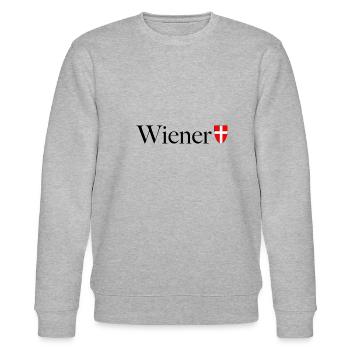 Wiener - Stanley/Stella Unisex Bio-Sweatshirt CHANGER  - Grau meliert - Vorne - Nik (191cm) & Marisol (170cm)