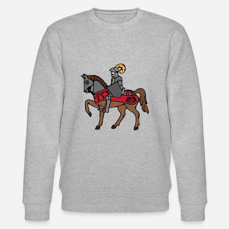 Chevalier à cheval 3 622 - Sweat bio CHANGER Stanley/Stella Unisexe - gris chiné