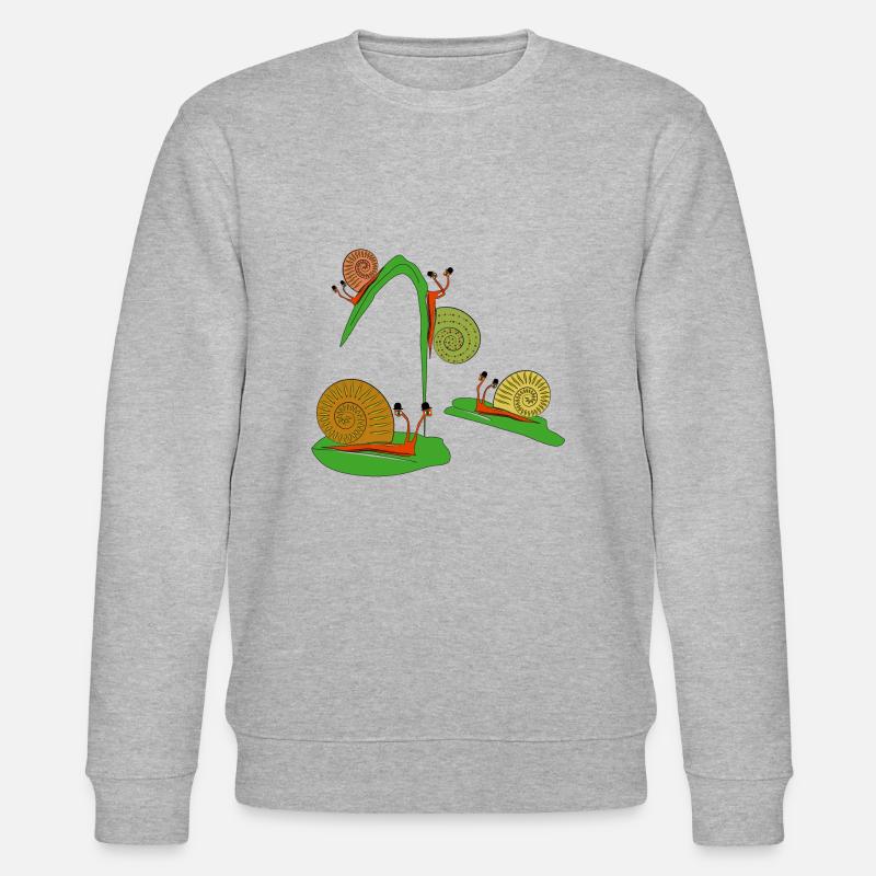 escargot - Sweat bio CHANGER Stanley/Stella Unisexe - gris chiné