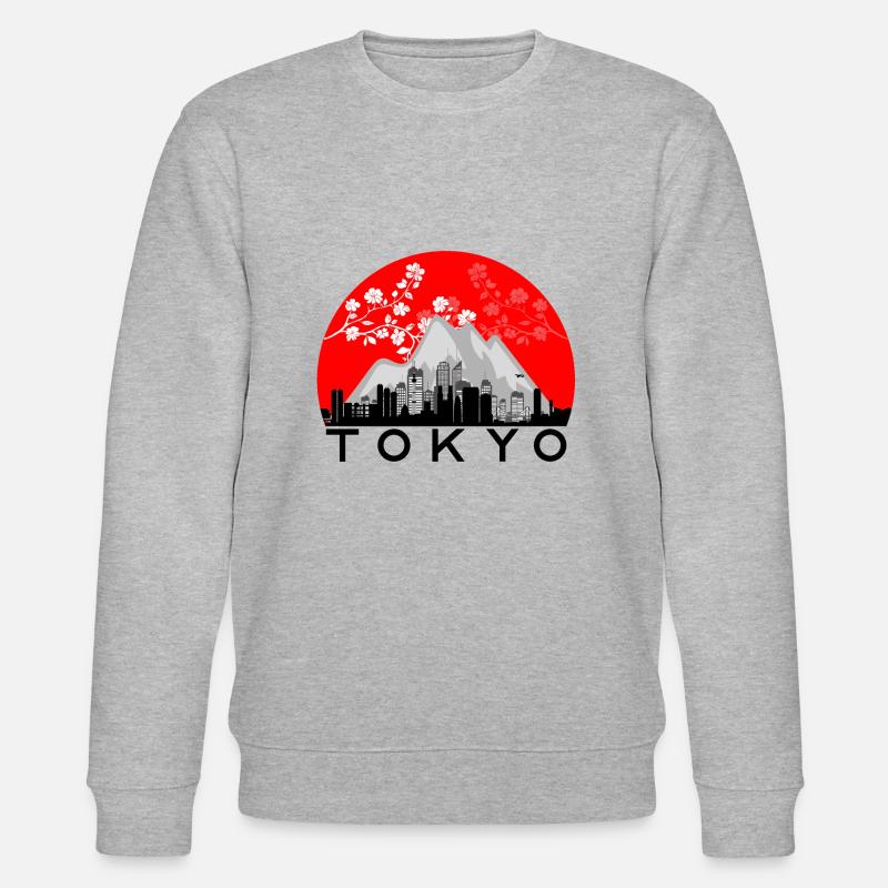 Tokyo - Sweat bio CHANGER Stanley/Stella Unisexe - gris chiné