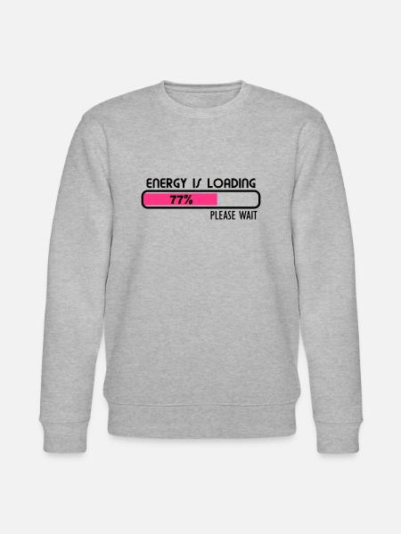Energy loading - V2 - Stanley/Stella Unisex Bio-Sweatshirt CHANGER  - Grau meliert