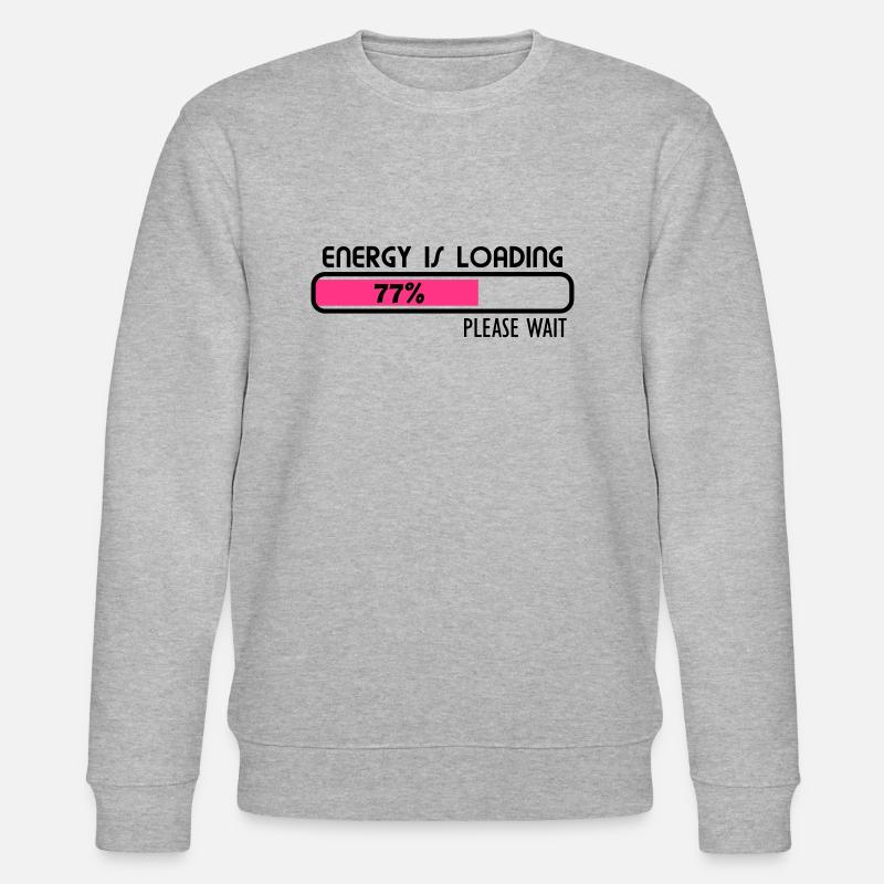 Energy loading - V2 - Stanley/Stella Unisex Bio-Sweatshirt CHANGER  - Grau meliert