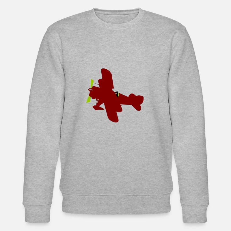 Plane - Sweat bio CHANGER Stanley/Stella Unisexe - gris chiné